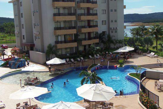 Apart-Hotel Marina Flat Caldas Novas Extérieur photo